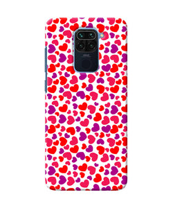 Heart Print Redmi Note 9 Back Cover