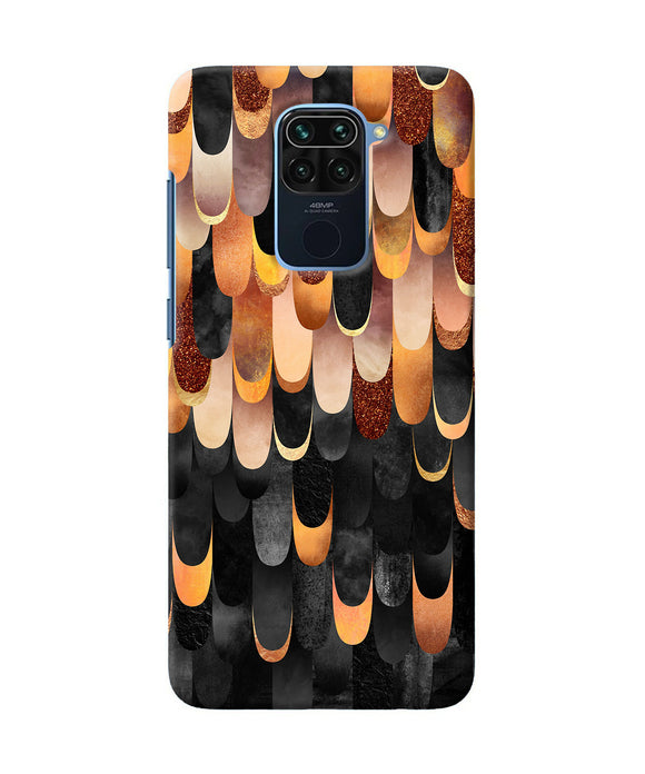 Abstract Wooden Rug Redmi Note 9 Back Cover