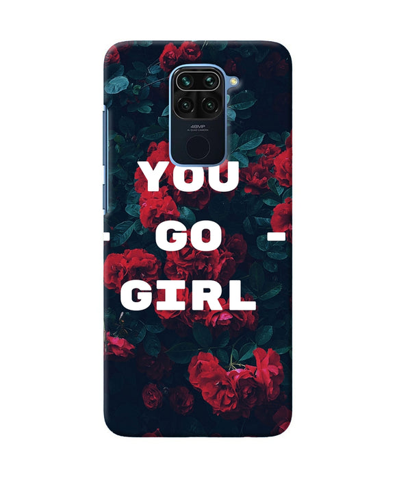You Go Girl Redmi Note 9 Back Cover
