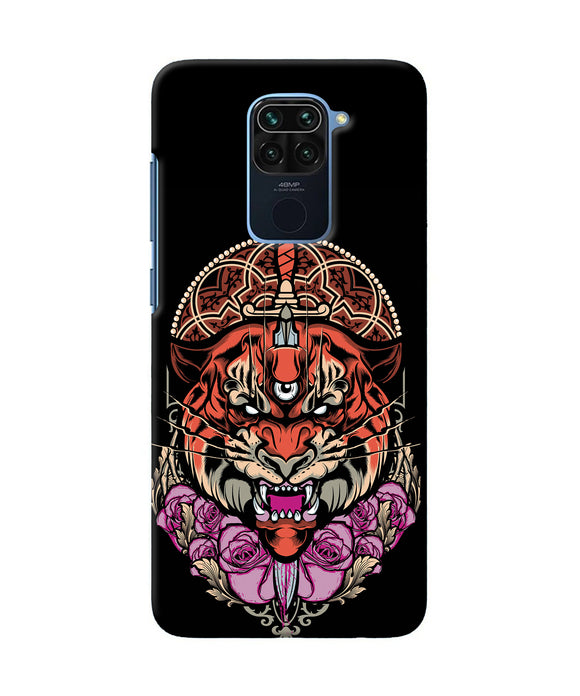 Abstract Tiger Redmi Note 9 Back Cover