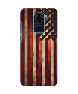 Vintage Us Flag Redmi Note 9 Back Cover