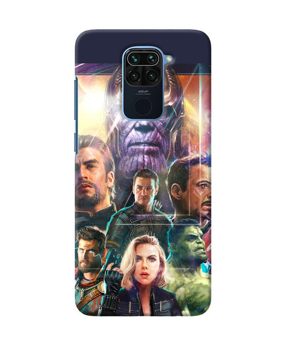 Avengers Poster Redmi Note 9 Back Cover