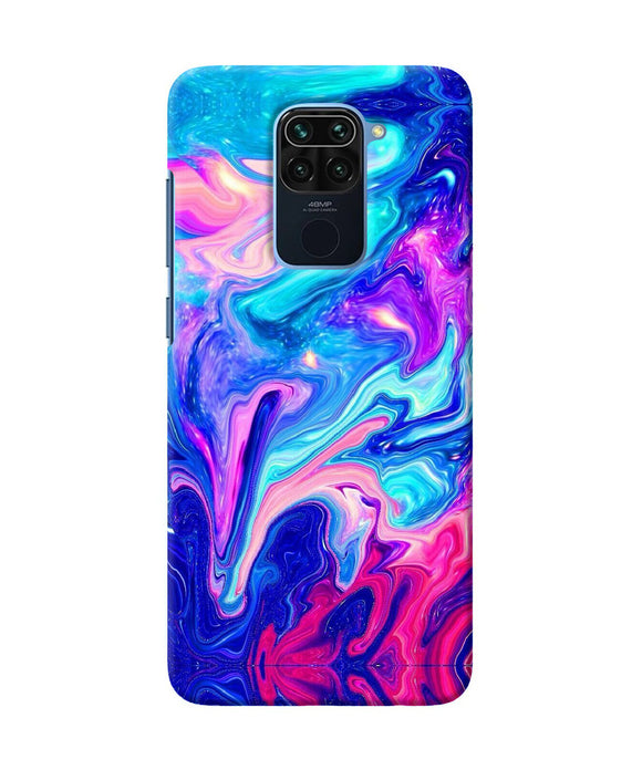 Abstract Colorful Water Redmi Note 9 Back Cover