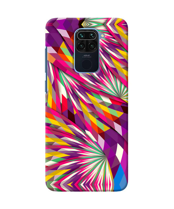 Abstract Colorful Print Redmi Note 9 Back Cover