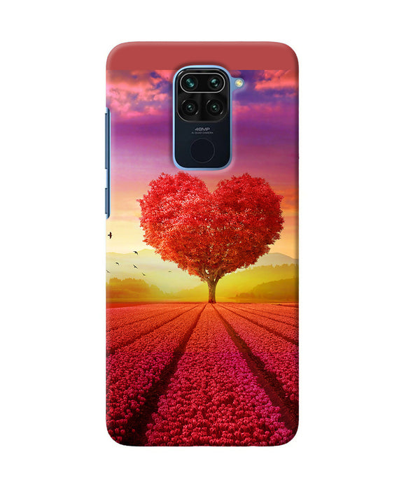 Natural Heart Tree Redmi Note 9 Back Cover