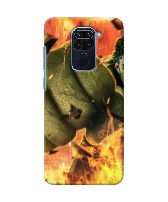 Hulk Smash Redmi Note 9 Back Cover