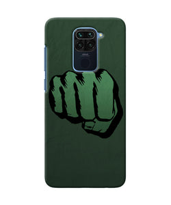 Hulk Smash Logo Redmi Note 9 Back Cover