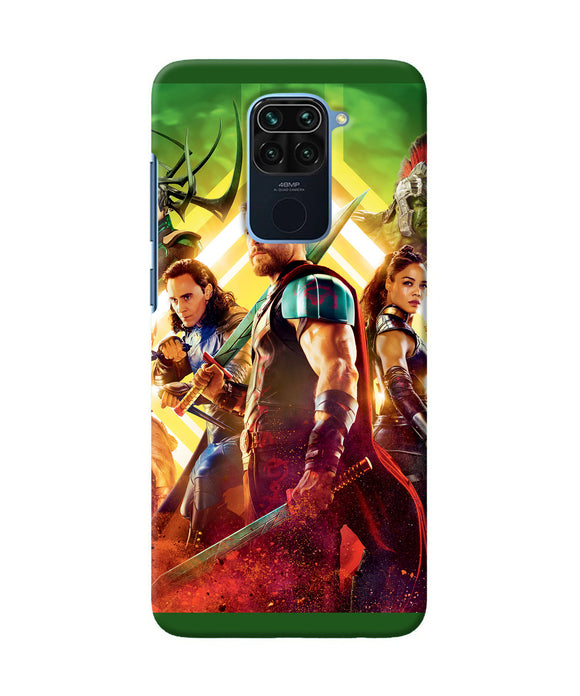 Avengers Thor Poster Redmi Note 9 Back Cover