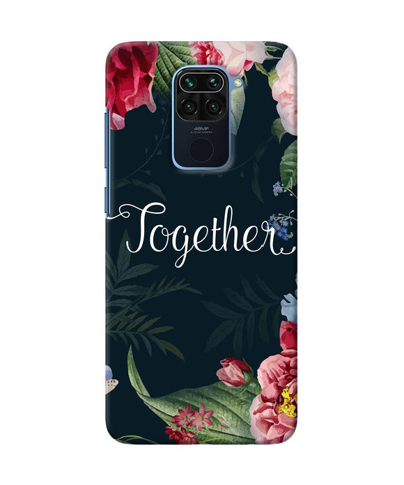 Together Flower Redmi Note 9 Back Cover