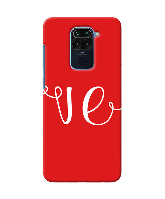 Love Two Redmi Note 9 Back Cover