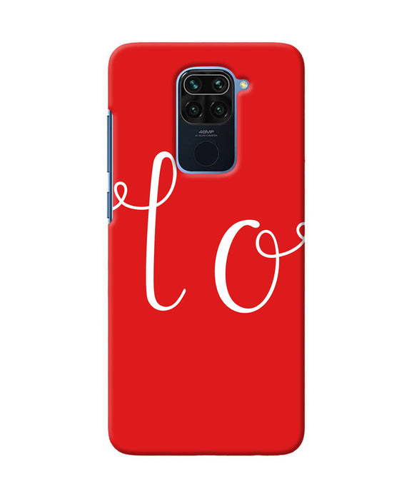 Love One Redmi Note 9 Back Cover