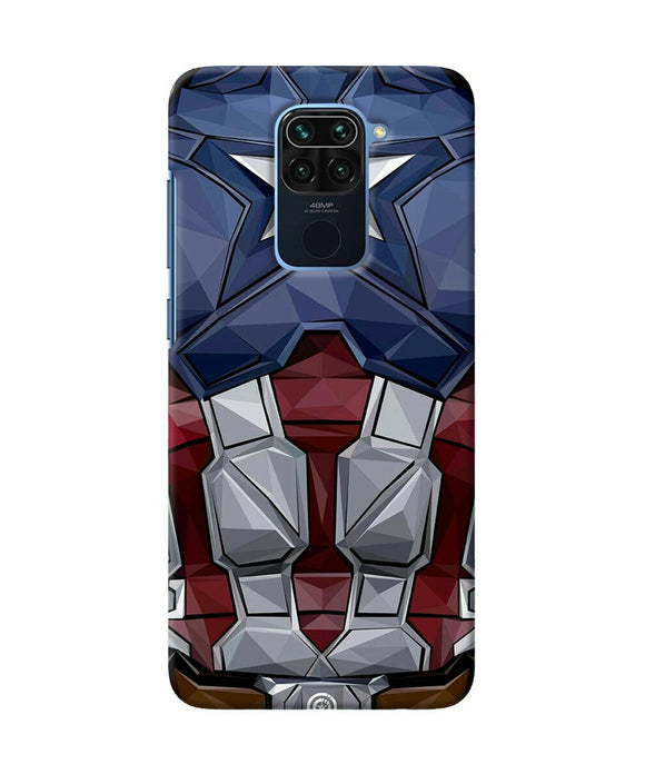 Captain Suit Redmi Note 9 Back Cover