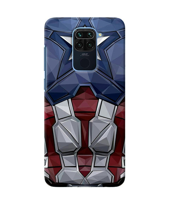 Captain Suit Redmi Note 9 Back Cover