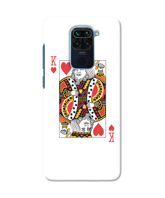 Heart King Card Redmi Note 9 Back Cover