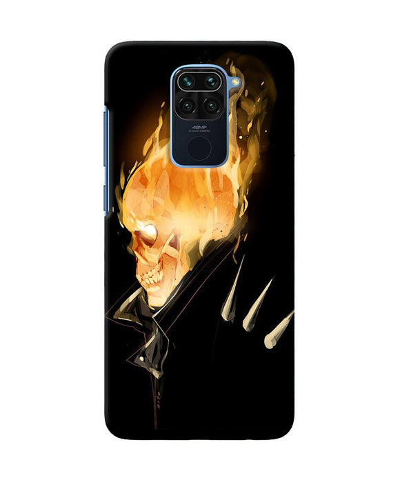 Burning Ghost Rider Redmi Note 9 Back Cover