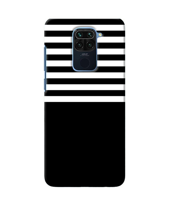 Black And White Print Redmi Note 9 Back Cover