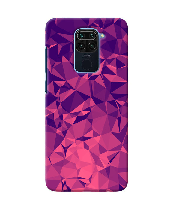 Abstract Red Blue Shine Redmi Note 9 Back Cover