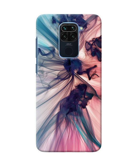 Abstract Black Smoke Redmi Note 9 Back Cover