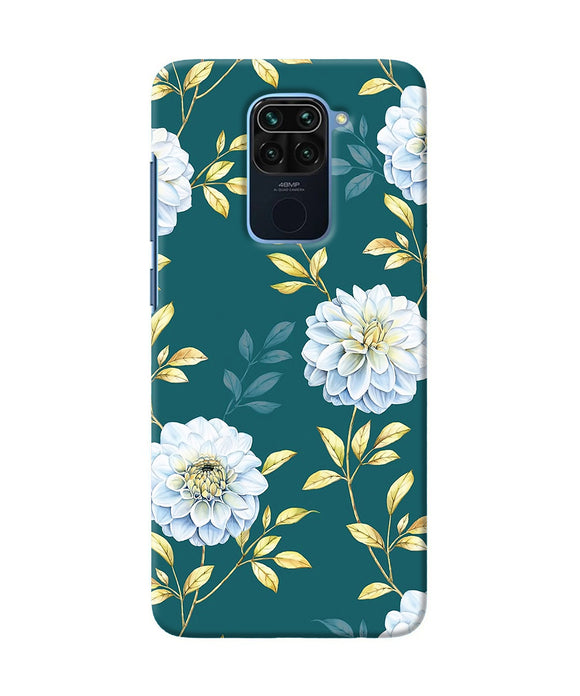 Flower Canvas Redmi Note 9 Back Cover