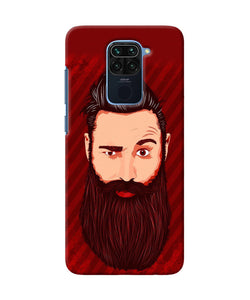 Beardo Character Redmi Note 9 Back Cover