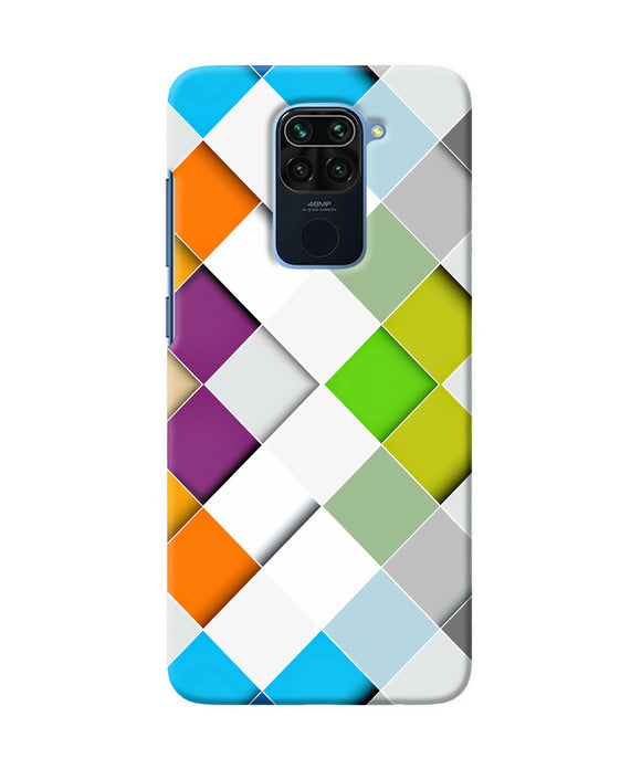 Abstract Color Box Redmi Note 9 Back Cover