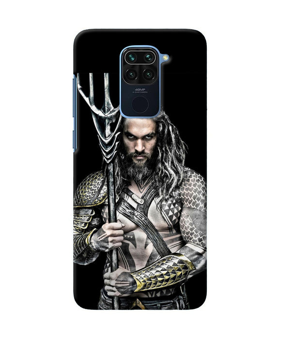 Aquaman Trident Black Redmi Note 9 Back Cover