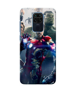 Avengers Space Poster Redmi Note 9 Back Cover