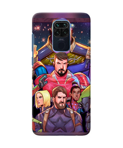 Avengers Animate Redmi Note 9 Back Cover