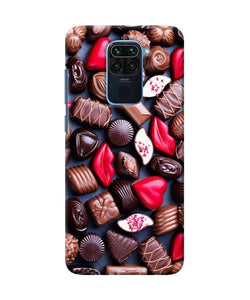 Valentine Special Chocolates Redmi Note 9 Back Cover