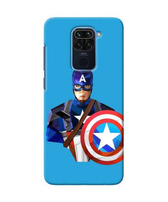 Captain America Character Redmi Note 9 Back Cover
