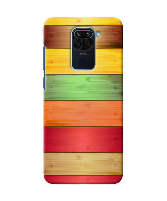 Wooden Colors Redmi Note 9 Back Cover