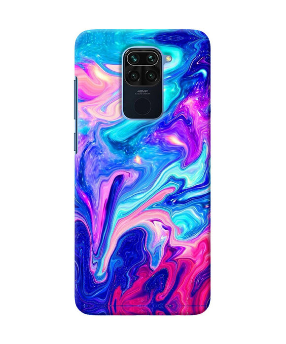 Abstract Colorful Water Redmi Note 9 Back Cover