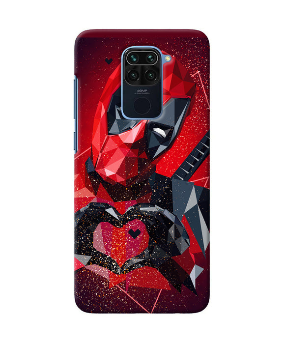 Deadpool Love Redmi Note 9 Back Cover