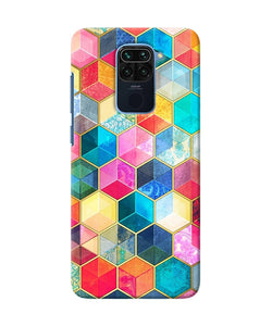 Abstract Color Box Redmi Note 9 Back Cover