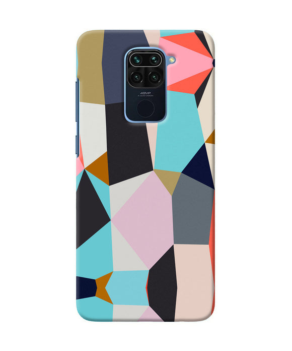 Abstract Colorful Shapes Redmi Note 9 Back Cover