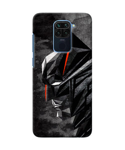 Batman Black Side Face Redmi Note 9 Back Cover