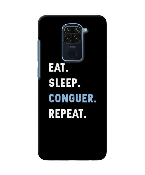 Eat Sleep Quote Redmi Note 9 Back Cover