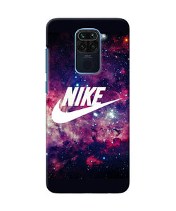 Nike Galaxy Logo Redmi Note 9 Back Cover