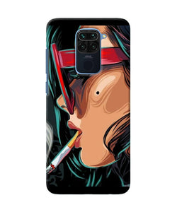 Smoking Girl Redmi Note 9 Back Cover