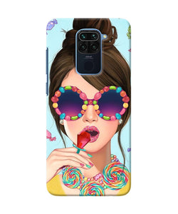 Fashion Girl Redmi Note 9 Back Cover