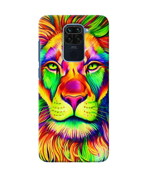 Lion Color Poster Redmi Note 9 Back Cover