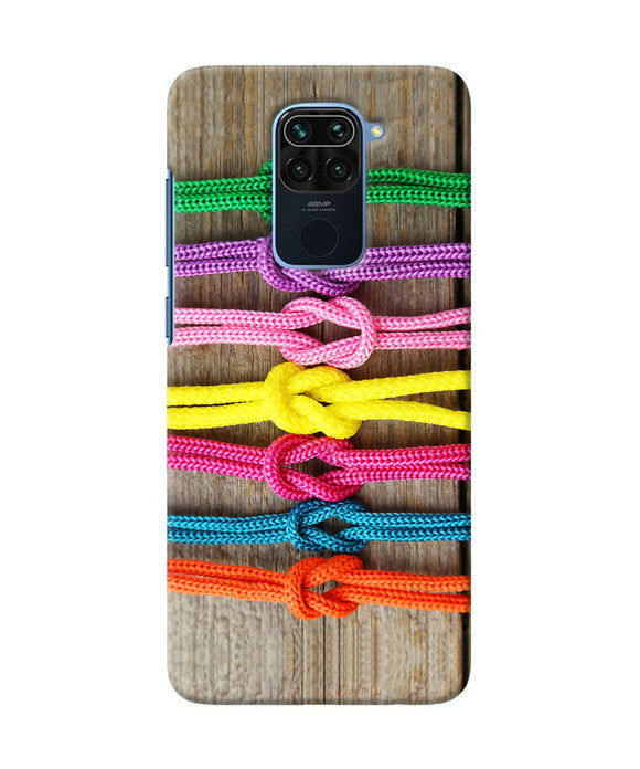 Colorful Shoelace Redmi Note 9 Back Cover