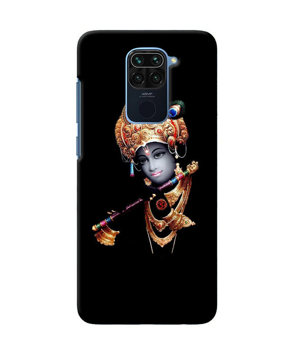 Lord Krishna With Fluet Redmi Note 9 Back Cover