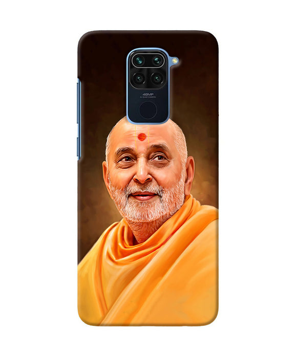 Pramukh Swami Painting Redmi Note 9 Back Cover