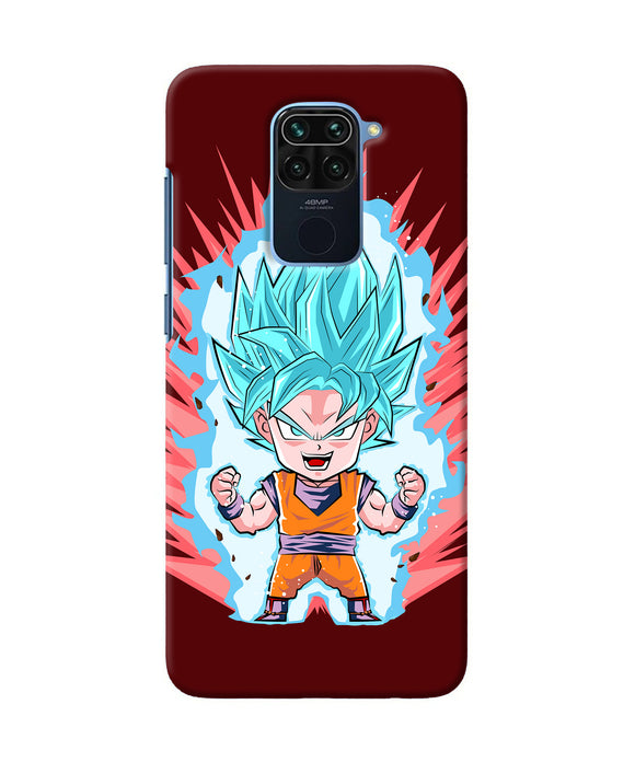 Goku Little Character Redmi Note 9 Back Cover