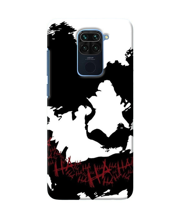 Black And White Joker Rugh Sketch Redmi Note 9 Back Cover