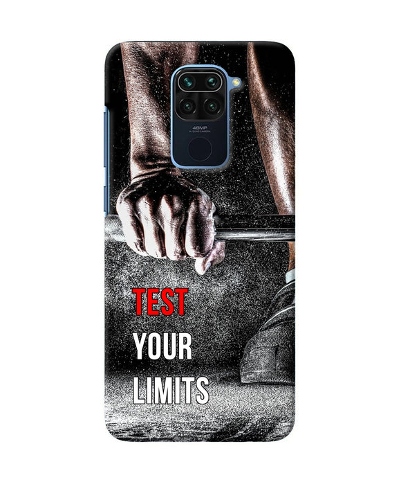 Test Your Limit Quote Redmi Note 9 Back Cover