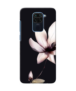 Flower White Redmi Note 9 Back Cover