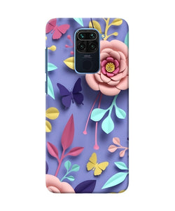 Flower Canvas Redmi Note 9 Back Cover