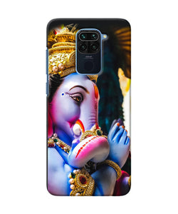 Lord Ganesh Statue Redmi Note 9 Back Cover